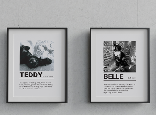 Pet Portraits – Coming Soon | Personalised PDF Download or Personalised Print