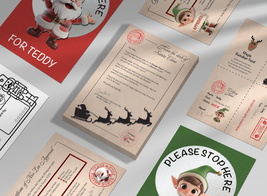 SANTA'S BIG CHRISTMAS PERSONALISED MAGIC BUNDLE | Personalised Download or Personalised Print