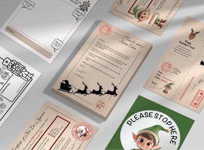 SANTA'S INSTANT DOWNLOAD CHRISTMAS MAGIC BUNDLE | Instant PDF Download