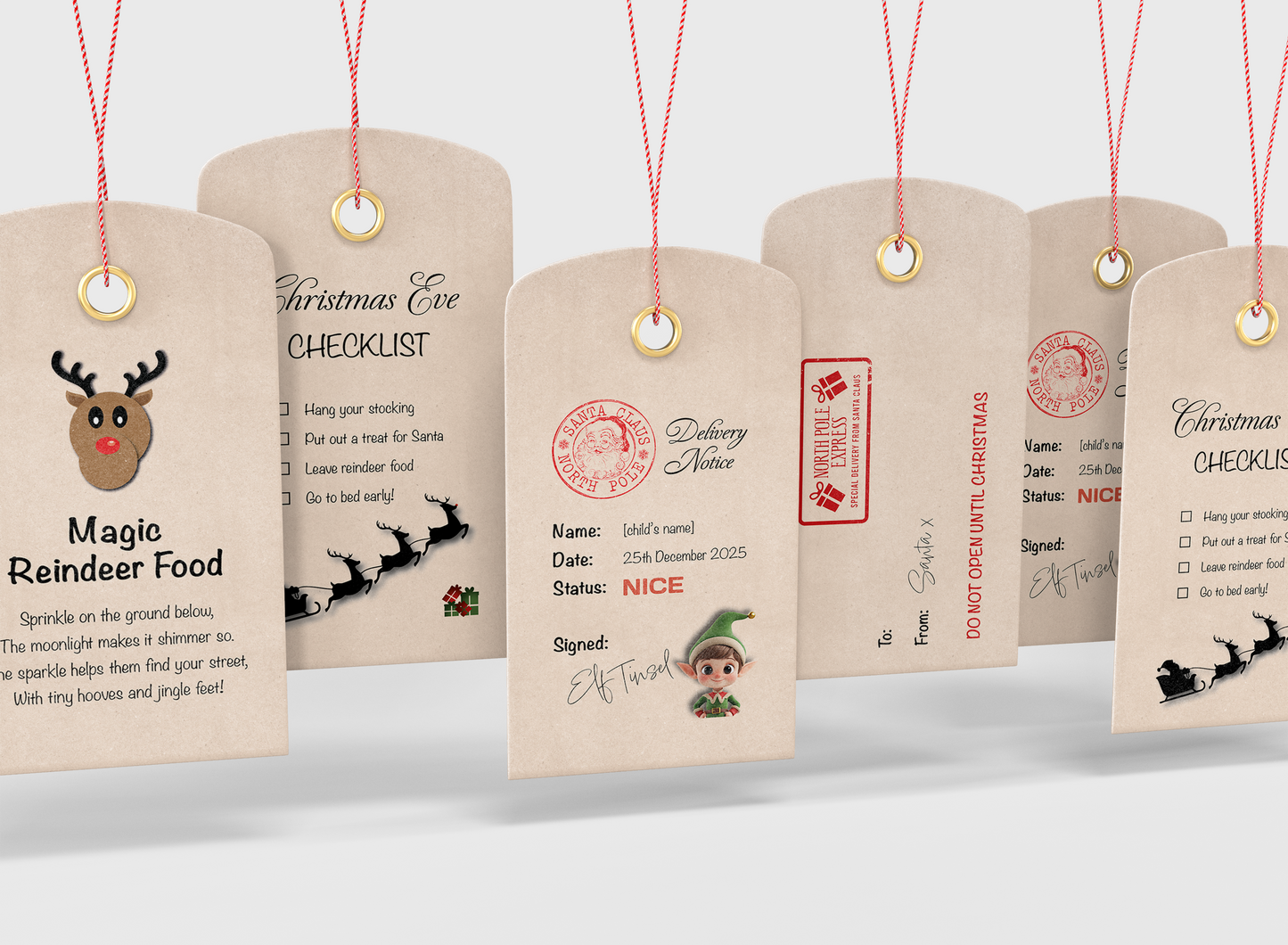 SANTA'S BIG CHRISTMAS PERSONALISED MAGIC BUNDLE | Personalised Download or Personalised Print